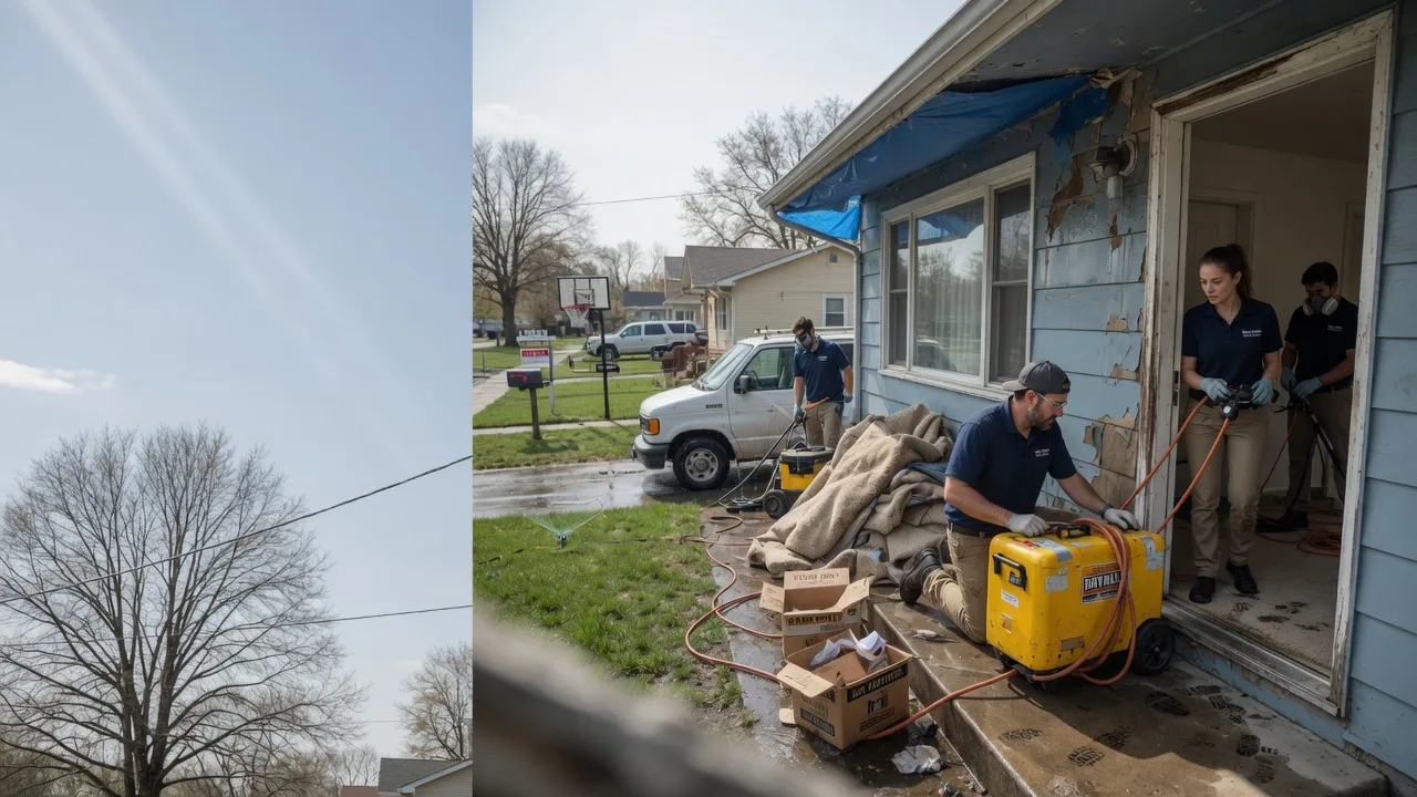 Basement Flood Cleanup in Sellersburg, IN near me